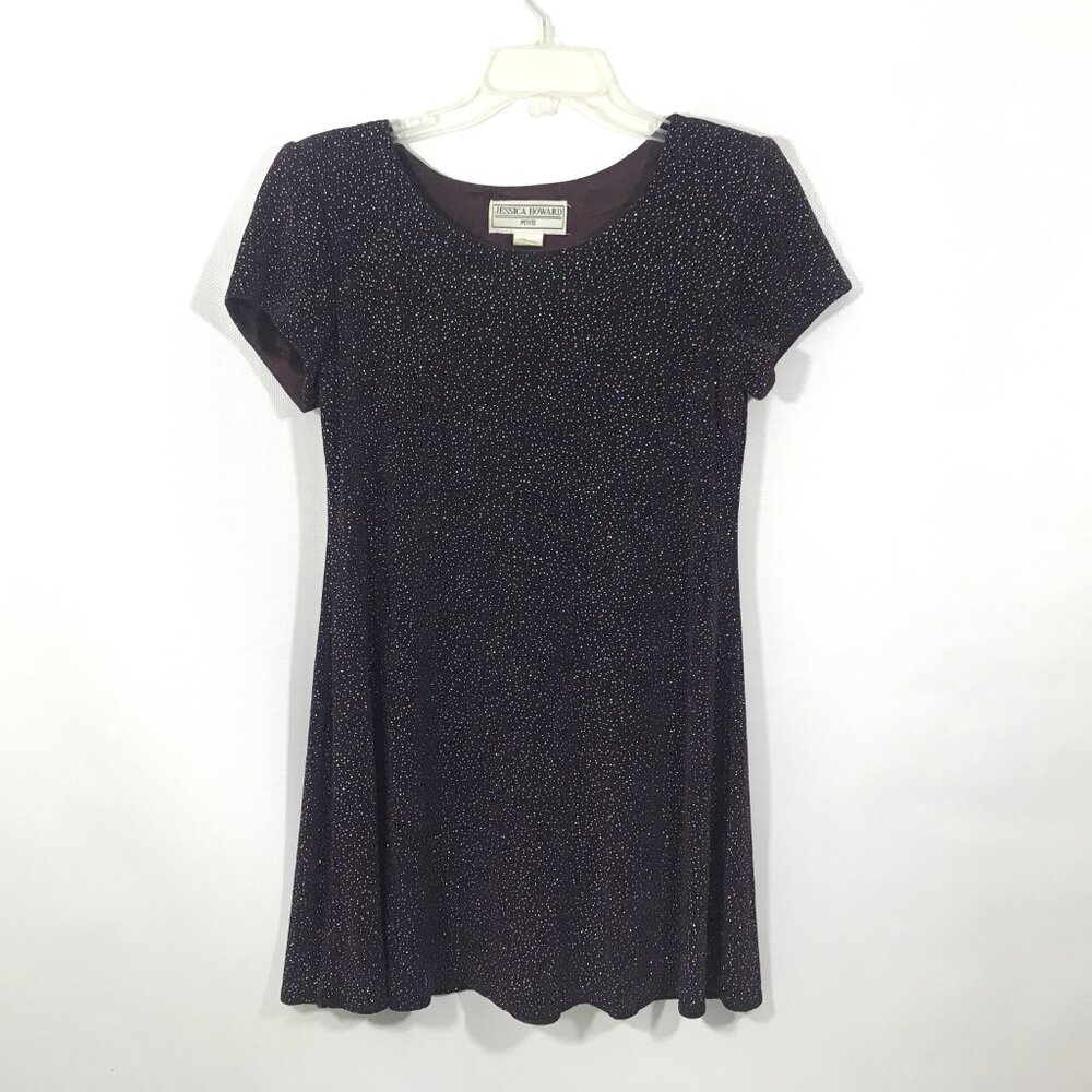Jessica Howard | Dresses | Petite Sequin Dress Jessica Howard Purple